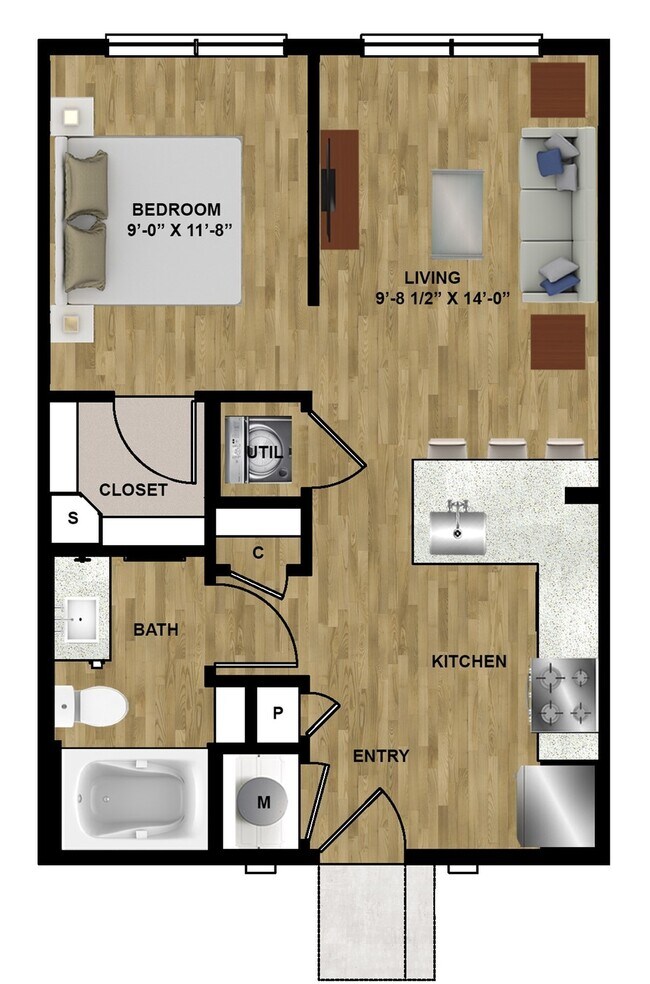 MINIMALIST | S1 1-520 floor plan
